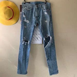 Distressed Hollister Skinny Jeans